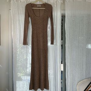 Reformation Lemon dress, S cinnamon latte color NWT